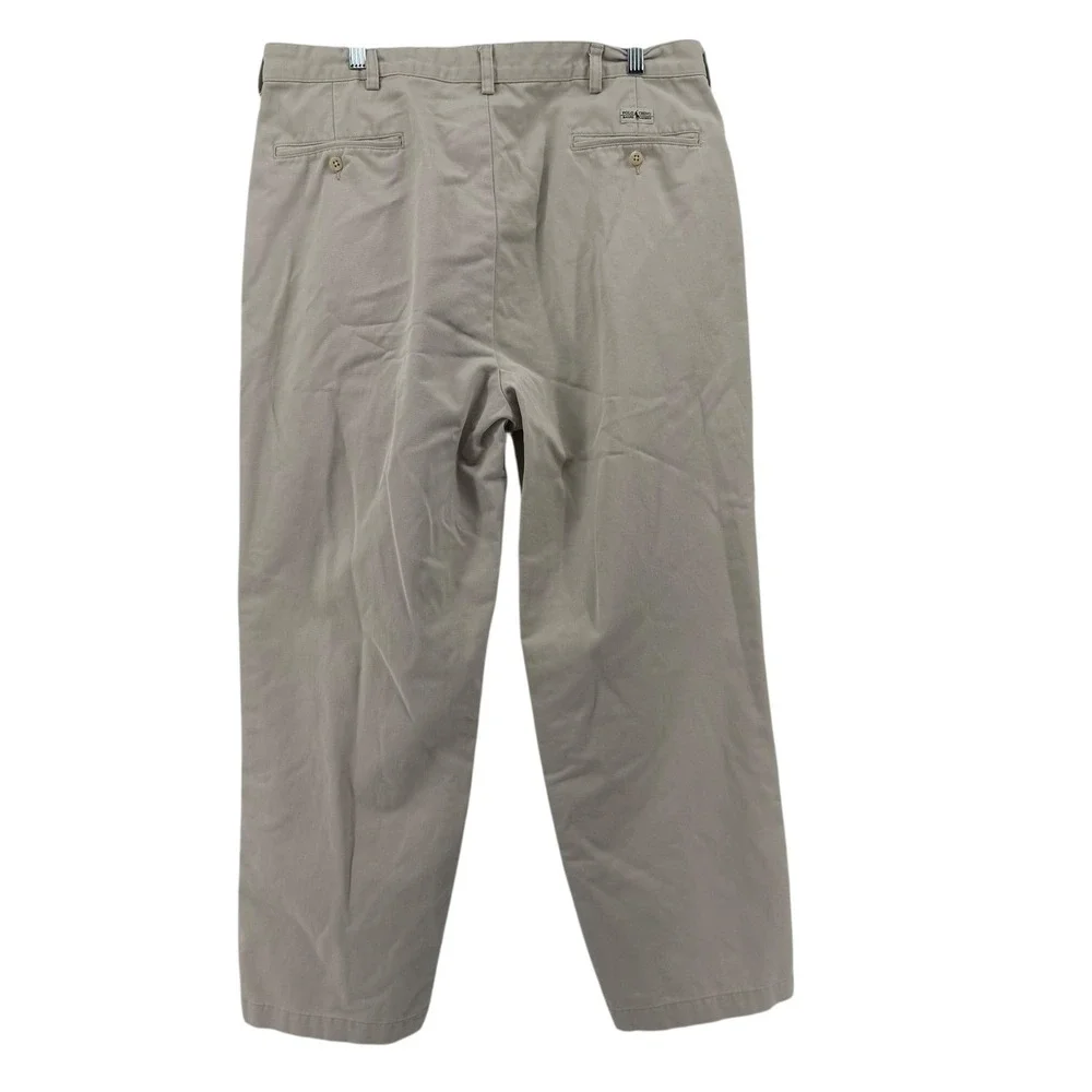 Polo Ralph‎ Lauren Mens Classic Fit Pleated Khaki Chino Pants 38x30 Preppy